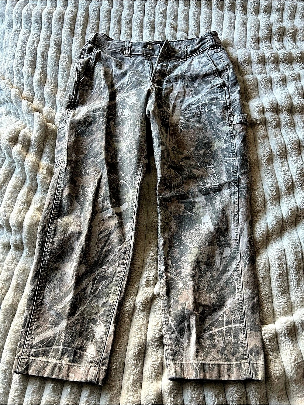 Abercrombie & Fitch Abstract Print Straight Leg Jeans Waist 28